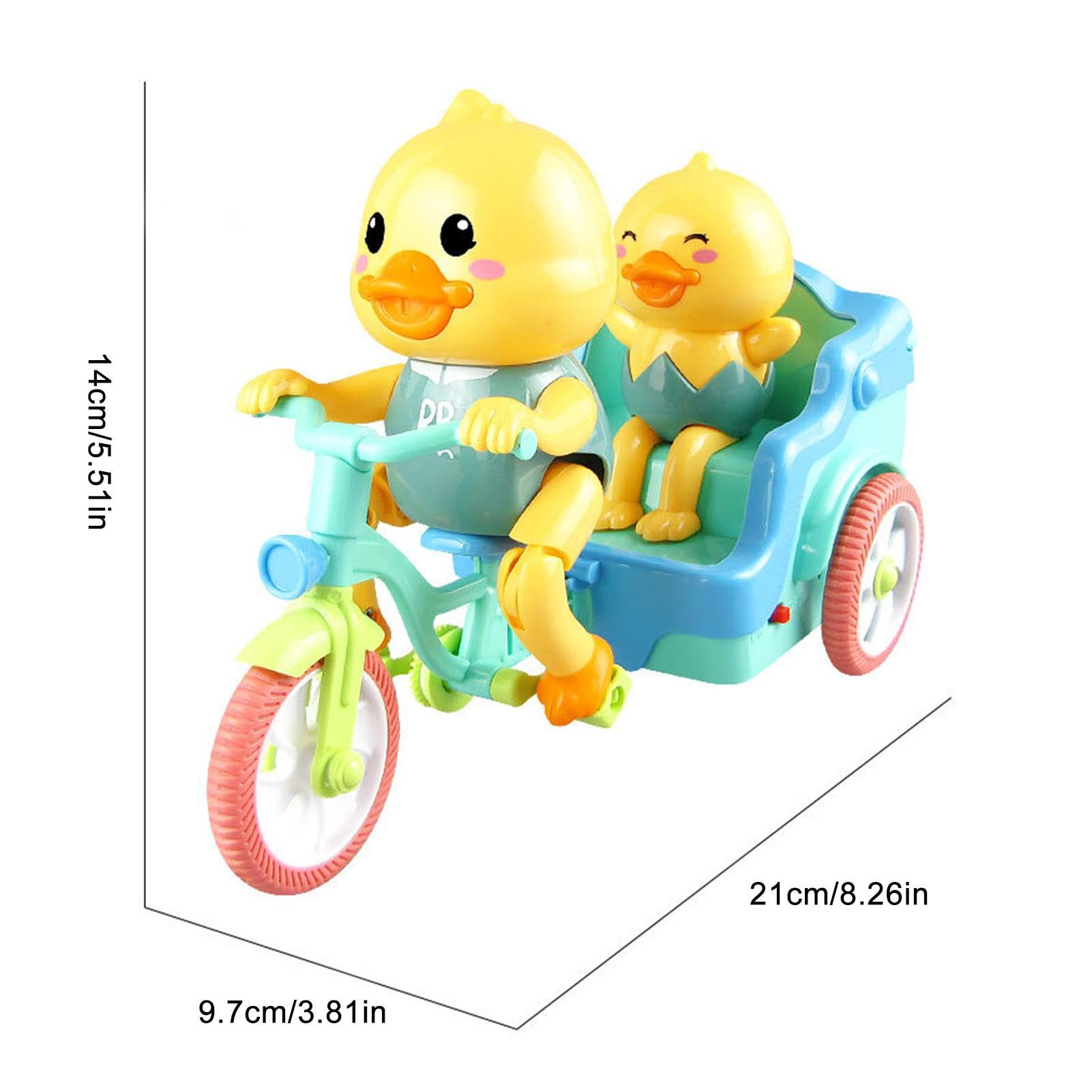 アヒル スクーター おもちゃ 動く 動くバイクに乗ったアヒルのおもちゃ 全4種セット - メルカリ