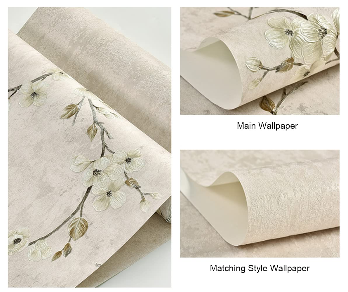 Prior.choice Rouleau De Papier Peint Non Tissé Texturé 3D 7 Couleurs Brillantes Pour Chambre à Coucher, Salon, 10 X 0,53 M (l X L) = 5,3 ㎡ (bleu