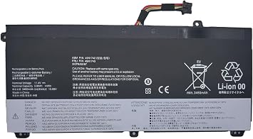 45N1742 Laptop Battery Replacement for Lenovo ThinkPad T550 T550s T560 W550 W550s P50S Series Notebook 45N1740 45N1741 45N1743 SB10K12721 00NY639 11.4V 44Wh 3900mAh