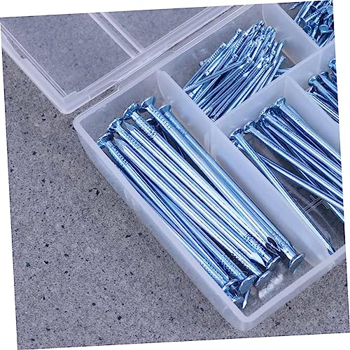 Clavos para colgar cuadros Housoutil 240 piezas hierro plata miniatura 4