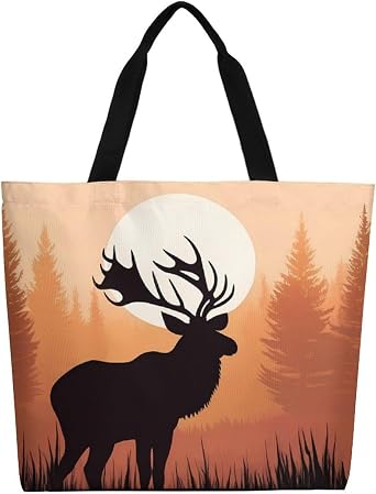Canvas Tote Bag Large Women Casual Shoulder Bag Handbag Reusable Beach Shopping Grocery Bag For Outdoors