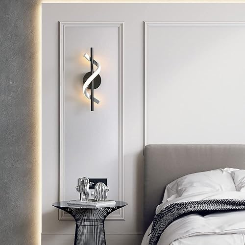 Miniatura 6 de Apliques de pared modernos, lámparas de pared de 9 W, lámparas de pared LED de aluminio para dormitorio, sala de estar, pasillo, hotel, interior