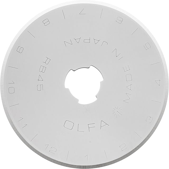 Olfa Rotary Blade Refills, 45 mm 5/Pkg