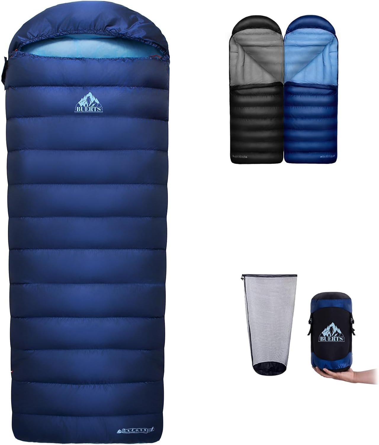Bolsa de Dormir Down para Adultos. 680FP Ultraligera, Portátil, para Camping, Senderismo y Montañismo miniatura 8