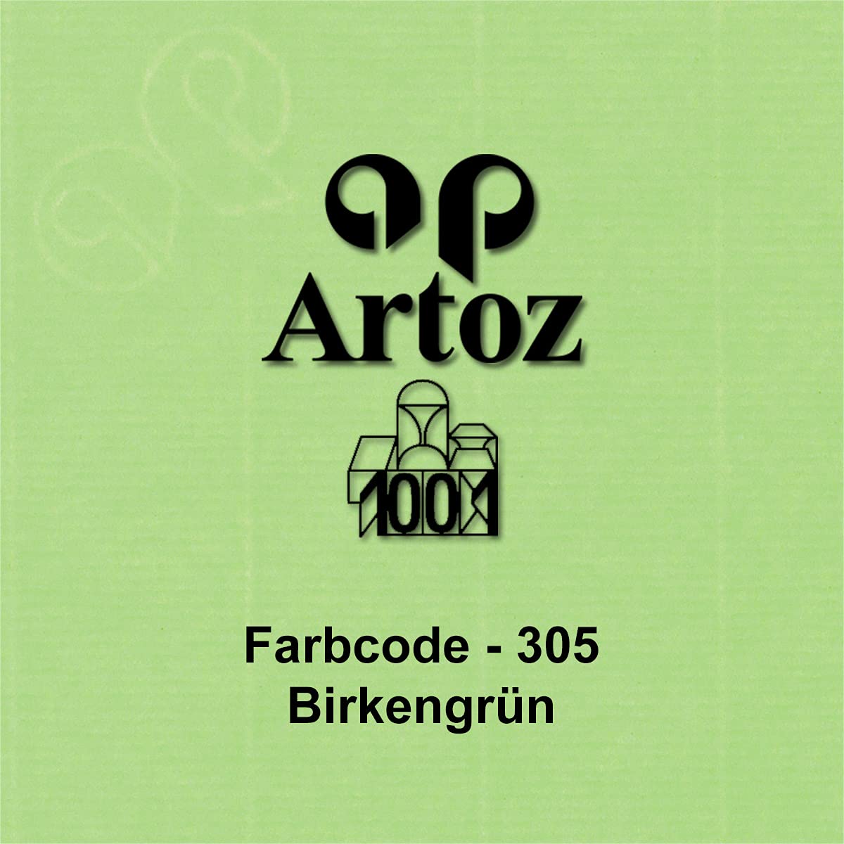 ARTOZ 100 x kwadratowe koperty brzozowo-zielone (zielone) 100 g/m² – 16 x 16 cm – koperta bez okienka – koperty z klejem