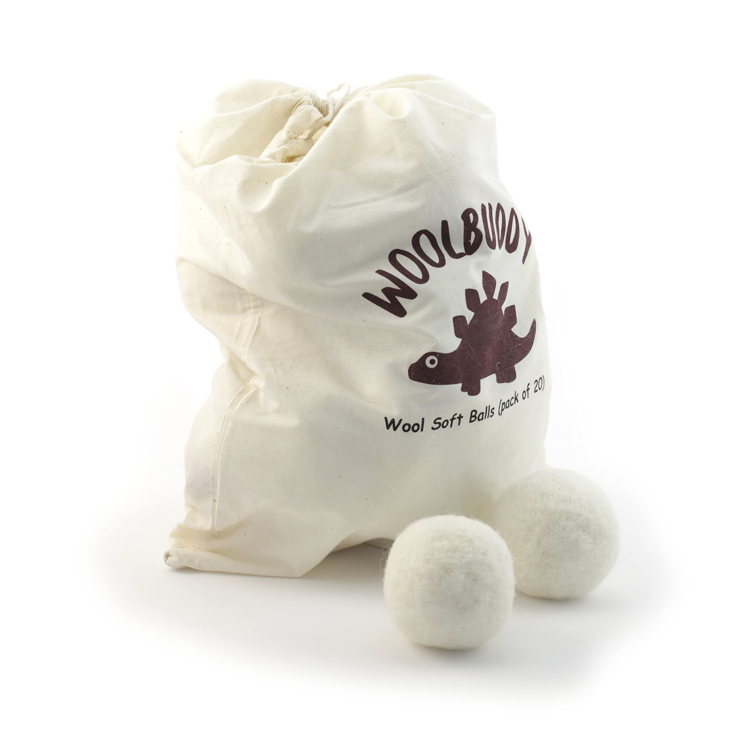 Woolbuddy Felt Balls – 12pcs Assorted Size Wool Pom Poms (3