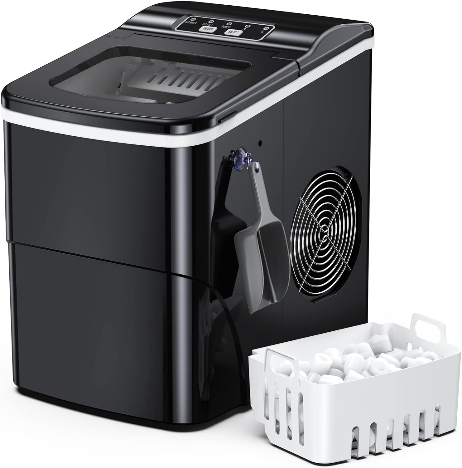 Buy Counter top Ice Maker Machine, 26Lbs24H SelfCleaning Ice Makers