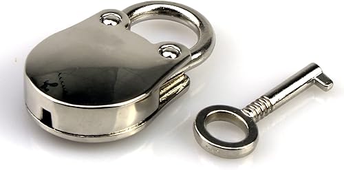 Miniatura 5 de 1PCS Vintage Mini Bear Candado Cerradura de llave estilo antiguo Cerradura de llave pequeña (Plata)