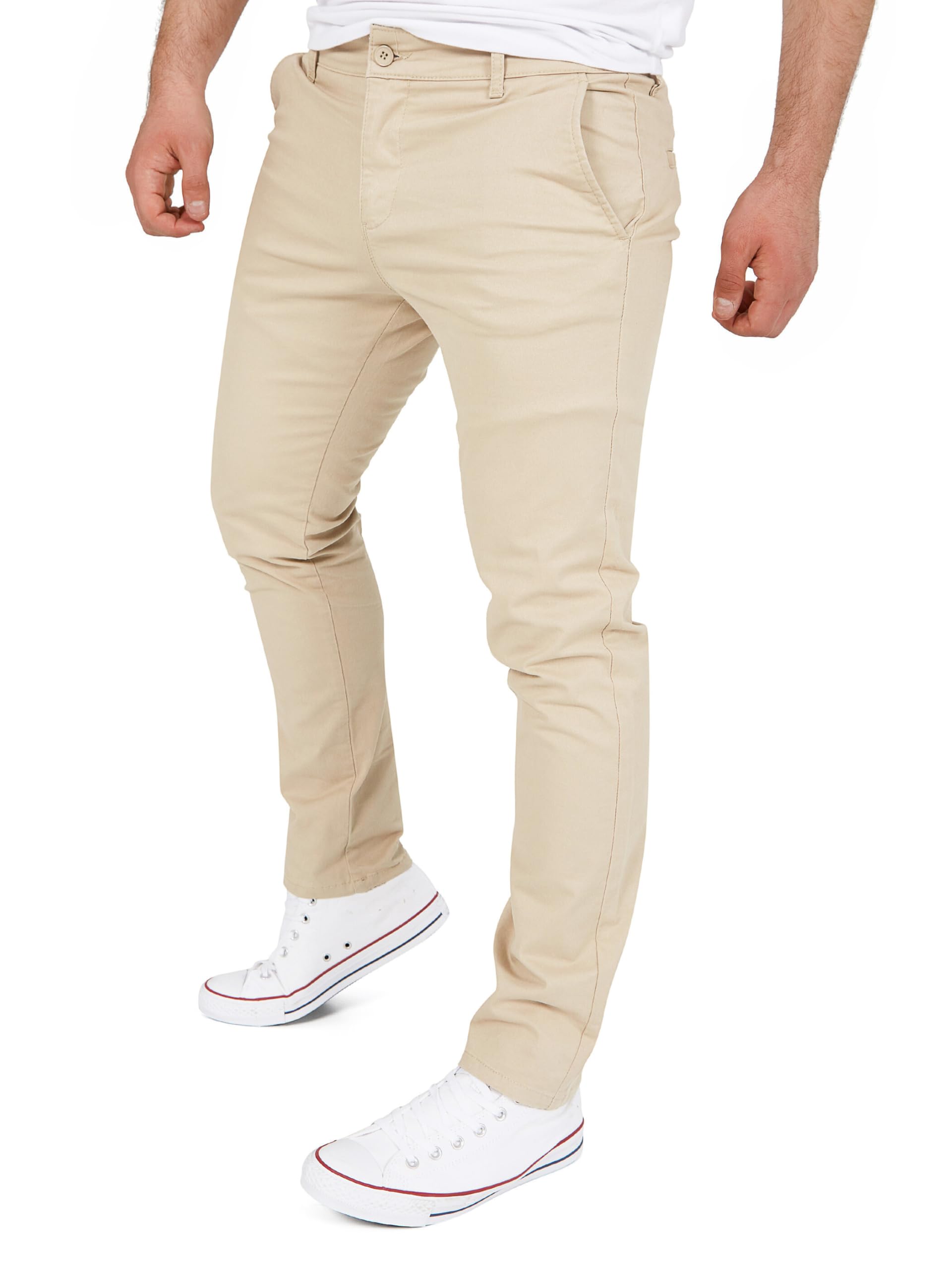 WOTEGA Herren Chino Hose Glenn - Baumwoll Chinohose Mit Stretch