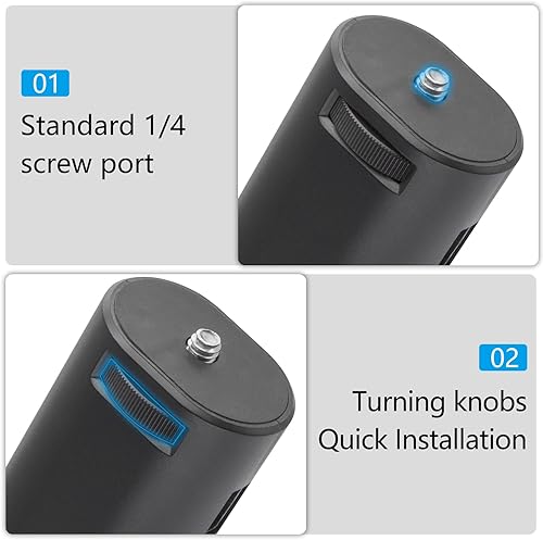 Miniatura 7 de Suptig Soporte de banco de energía con mango, cargador de batería 10000mAh Comptible para GoPro Hero 13, Hero 12, Hero 11, 10-5, DJI osmo Pocket,