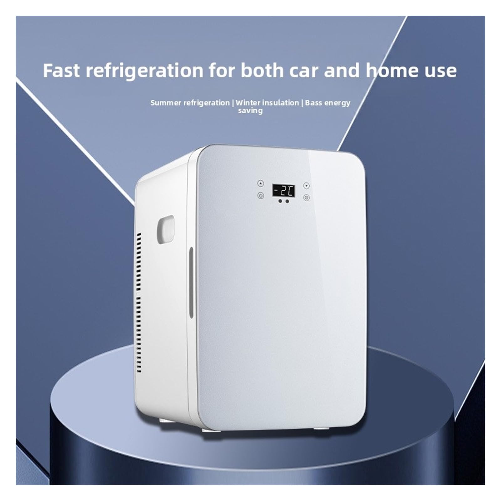 Refrigerador Doble for Coche, 22 litros, for Uso doméstico, con calefacción y refrigeración, Mini refrigerador, 55-75 W, 220-240 V