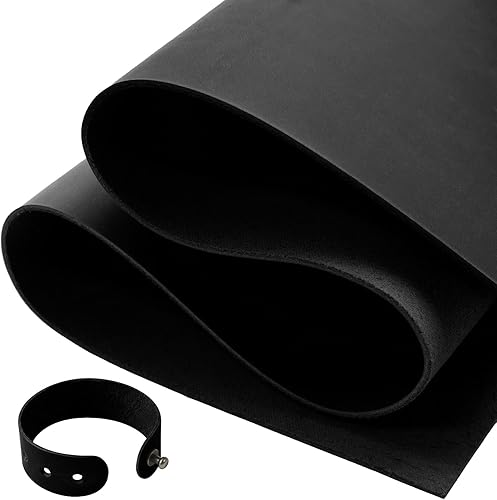 Miniatura 8 de Cuadrado de cuero de 18 x 12 pulgadas, grosor de 0.06 a 0.079 pulgadas de grosor, para manualidades, herramientas, costura, caballo loco, piel de