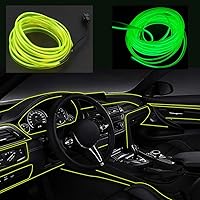 Vista 16 de ABALDI Kit de luces de neón de 9.8 ft, para decoración de coche, luces de neón para debajo del salpicadero, luces interiores de coche, luces de neón