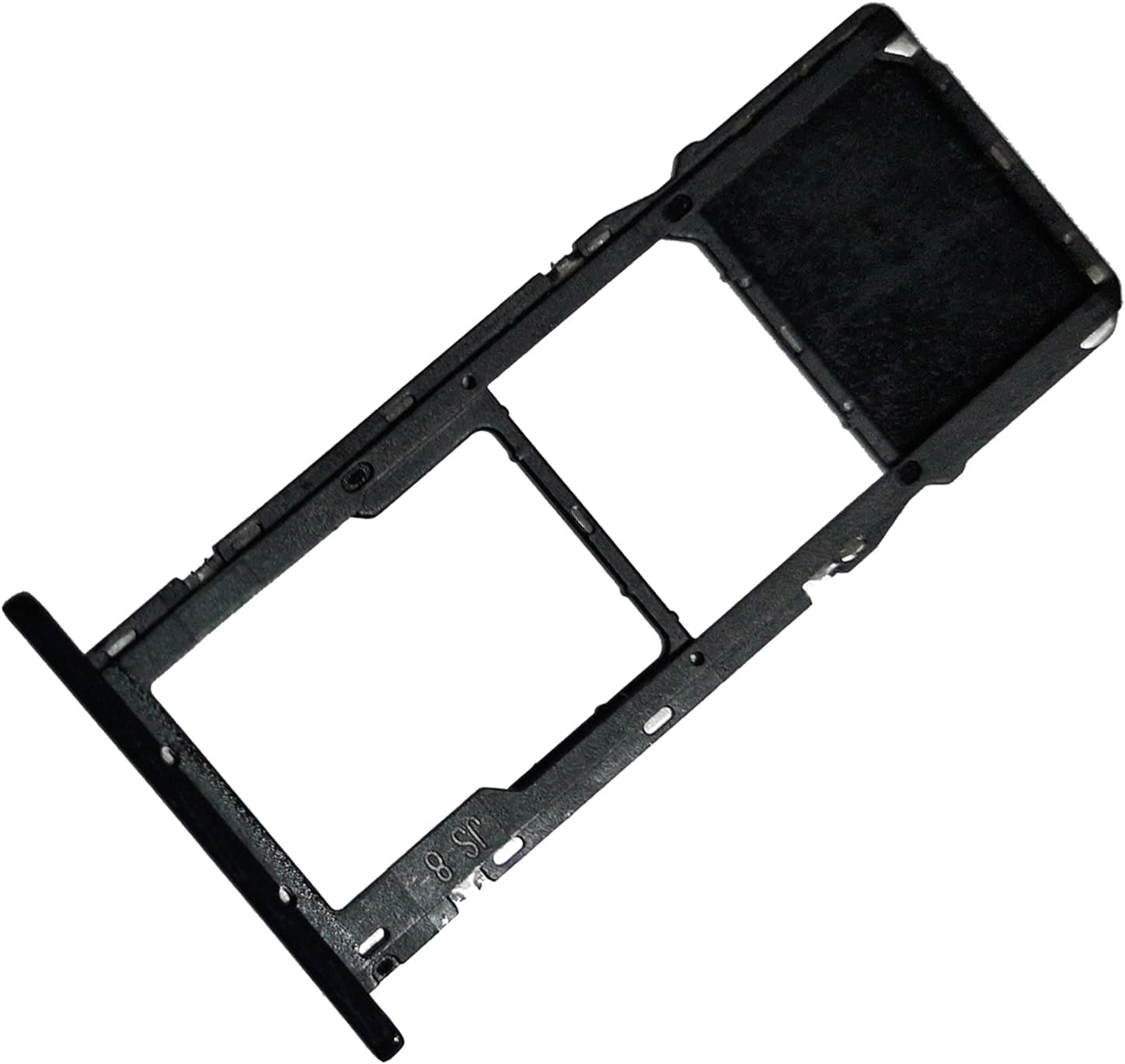 K51 Single SIM Card Tray,Micro SD Card Holder Replacement for LG K51 LM-K500UM LM-K500QM LM-K500MM 6.4Inch (Black Color)