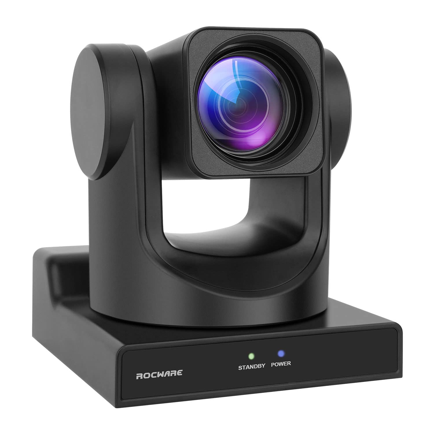 PTZ Camera, USB3.0 Ultra-high Speed Interface, Compatible with USB2.0,USB3.0, HDMI, Network can Output at The Same time,Used in Church, Education, Live Broadcast (Black, NDI)