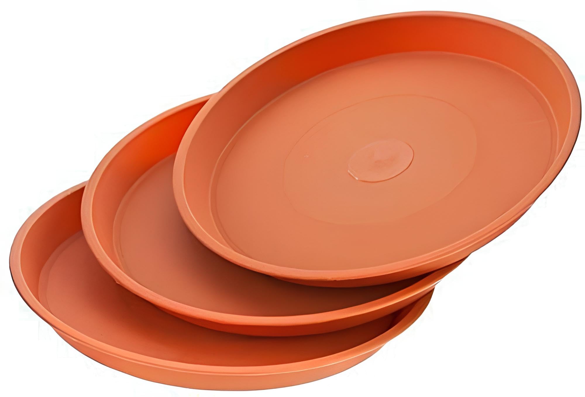 SIGNY Round Bottom Tray(Plate/Saucer) Suitable for 12 Inch Round Plastic Pot Heavy Duty Highly Durable Plant Saucer for Indoor Home Decor & Outdoor Balcony Garden (12 INCH, 3) (B0D3M3FN65) Amazon Price History, Amazon Price Tracker