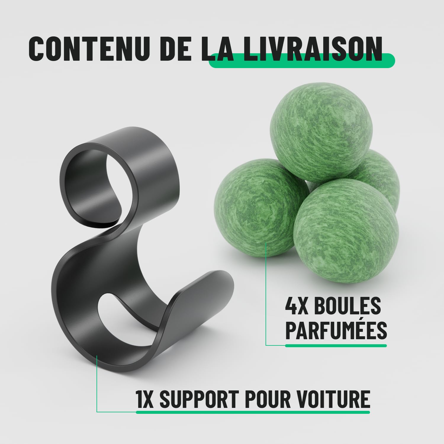 Boules Anti-martre à Base De Géraniol - Lot De 4 Avec Support, Protection Voiture 6 Semaines, Fabriqué Allemagne - 8