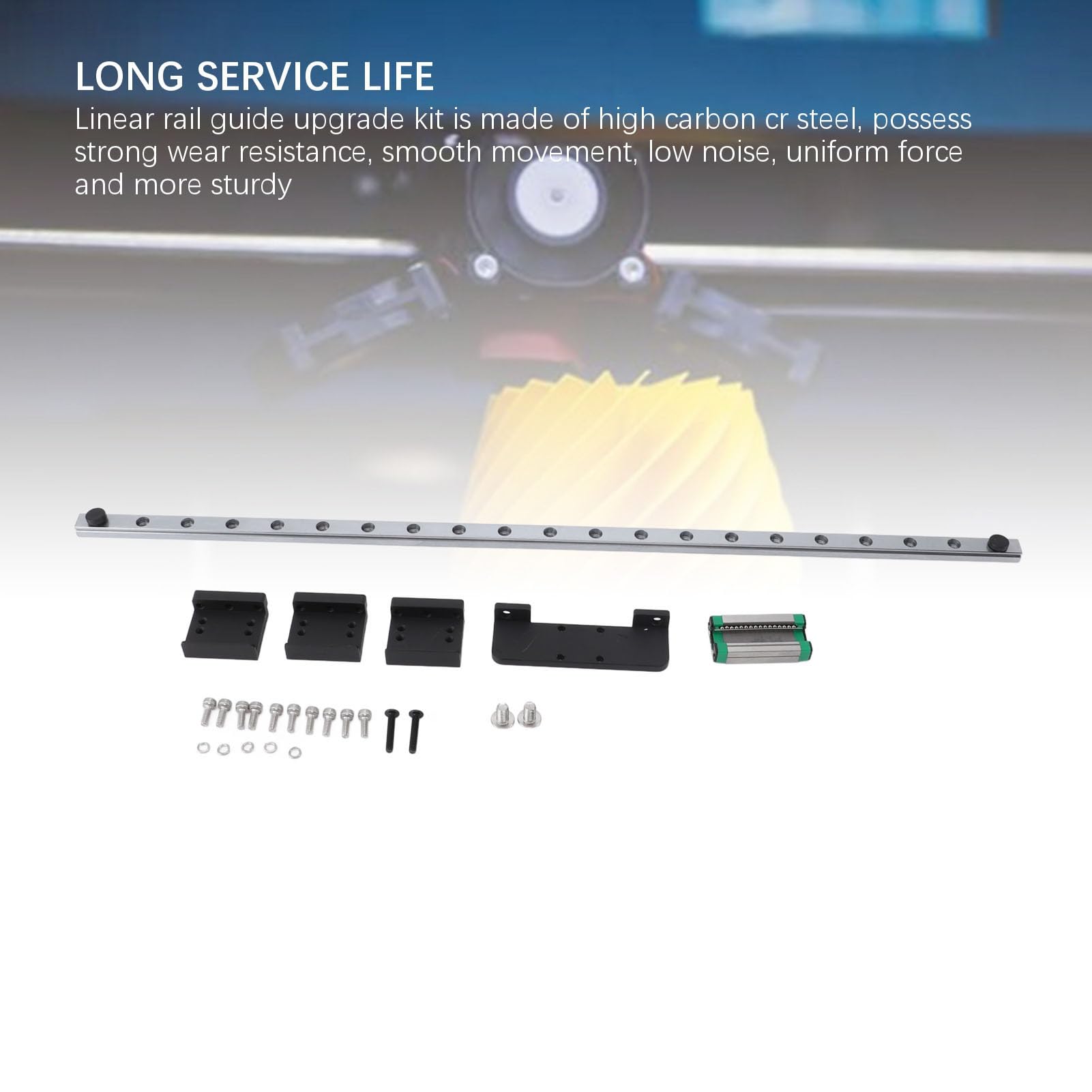Kit guida lineare per stampante 3D, alta precisione e durevole, per assi Neptune 3 Plus 4 Plus X, 1 set