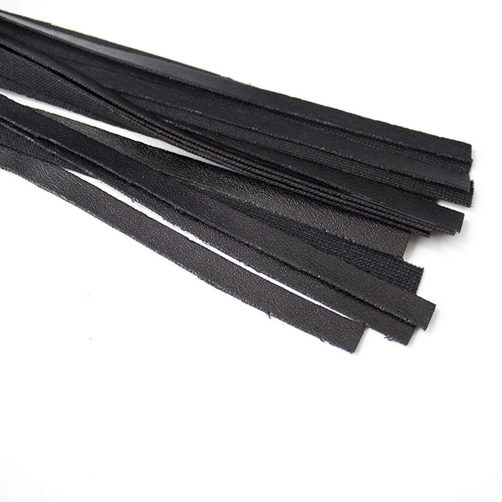 Látigo de Fetiche de Cuero, Azote de Azote de Flogger con Borla para Juego de Pareja