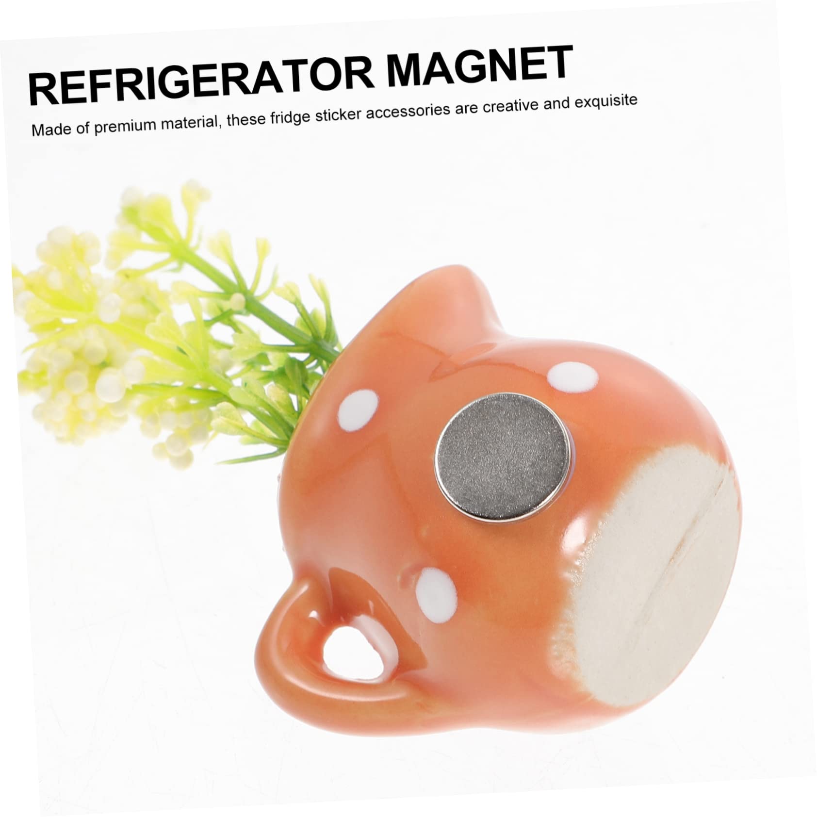 TOPBATHY 12 Pz Magnete Da in Vaso Delicati Magneti Da Lavagna Bianca Per Magnetica Magnete Per Magneti Da Ufficio 3d Mini Ceramica Accessori