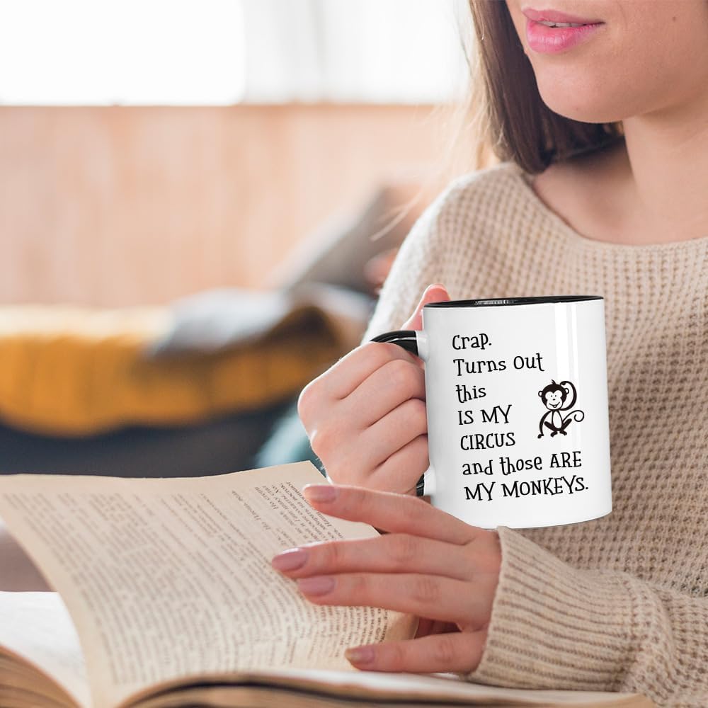Turns Out This Is My Circus Mug Funny Gift for Women, Christmas Birthday Gifts for Mom, Mother, Coworkers, Work Besties, Best Friend, Men, Gifts for Mom from Daughter Son-22 - Image 8