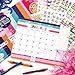 Reminder Binder 2019-2020 Monthly Desk Calendar + Event Stickers Variety Set (Total of 432 Stickers) with Tear-Off Lists, Scheduling Tools, Bill Pay Worksheet and More (Bundle of 2 Items)