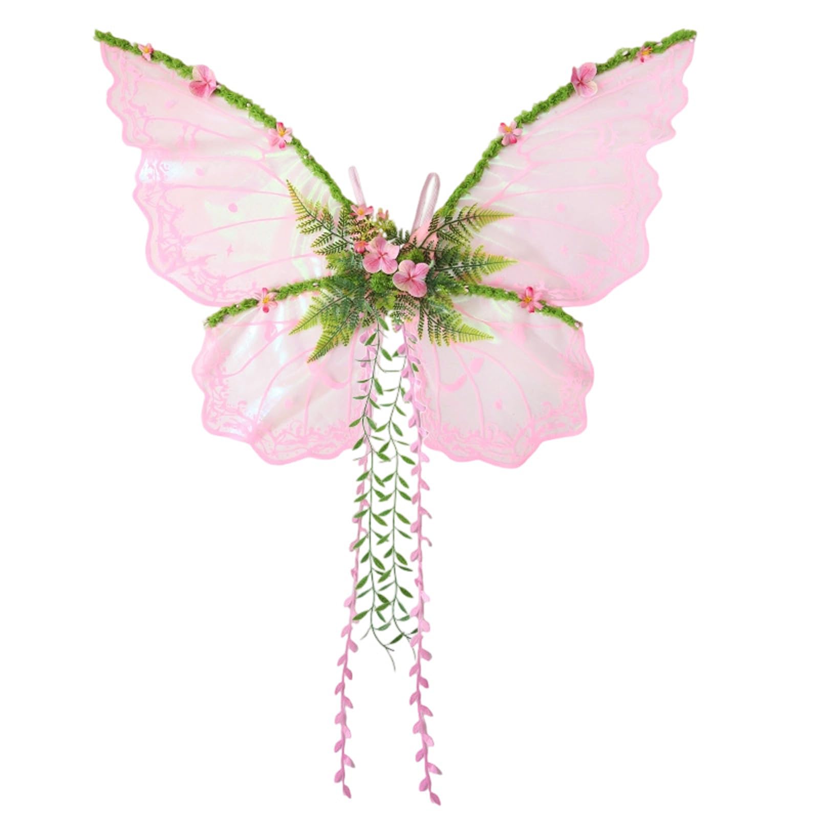 Fairy Wings,Butterfly Wings for Adult Women Kids Girls (Pink, One Size)