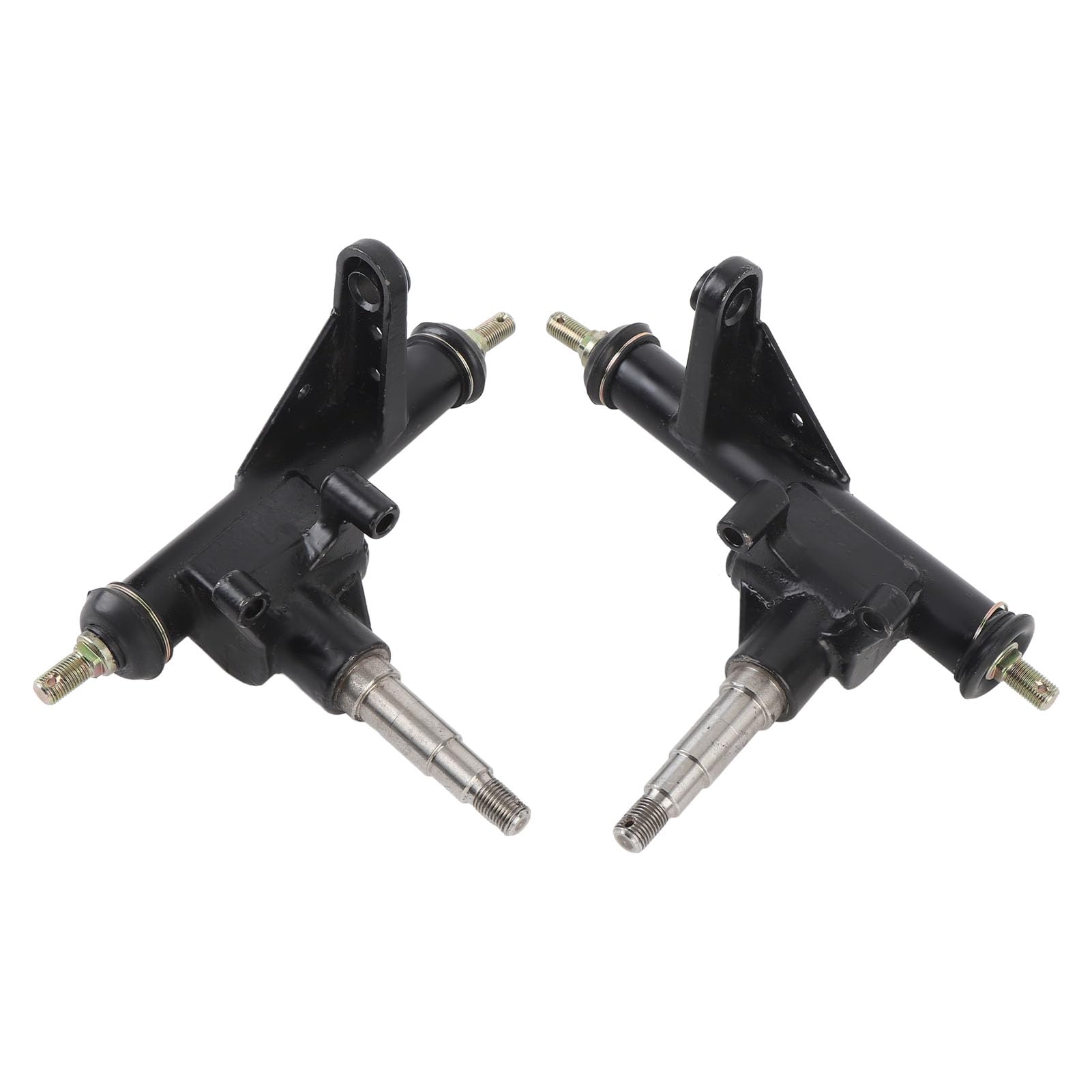 RiToEasysports Perno Puntone Sinistro Destro in Lega di Acciaio per Go Kart Perno Albero da 3,5 Pollici Diametro Esterno 32 Mm con Sterzo Preciso Installazione Facile per Kandi Go Kart Buggy