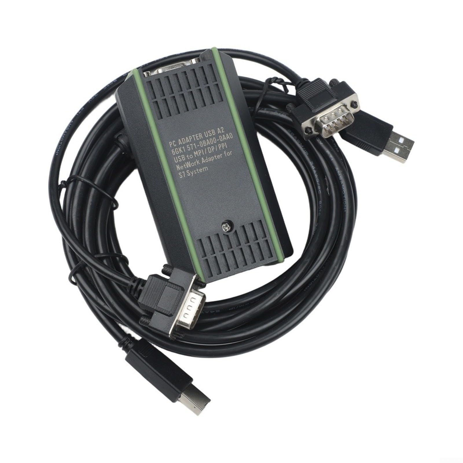 Adattatore USB per PC 6GK1571-0BA00-0AA0 per i controlli SIMATIC S7-SPS, supporta il software di programmazione STEP 7 V5.5 e per sistemi operativi Windows 7, consente stabile MPI e