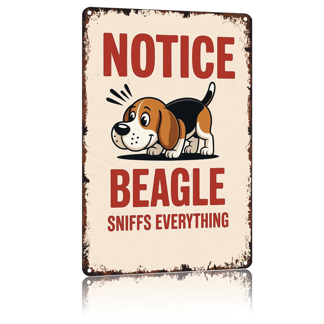 Cute Pet Mood Theme Plaque 8x12 Inch, Warm Funny Aluminum Decor For Home Indoor Space