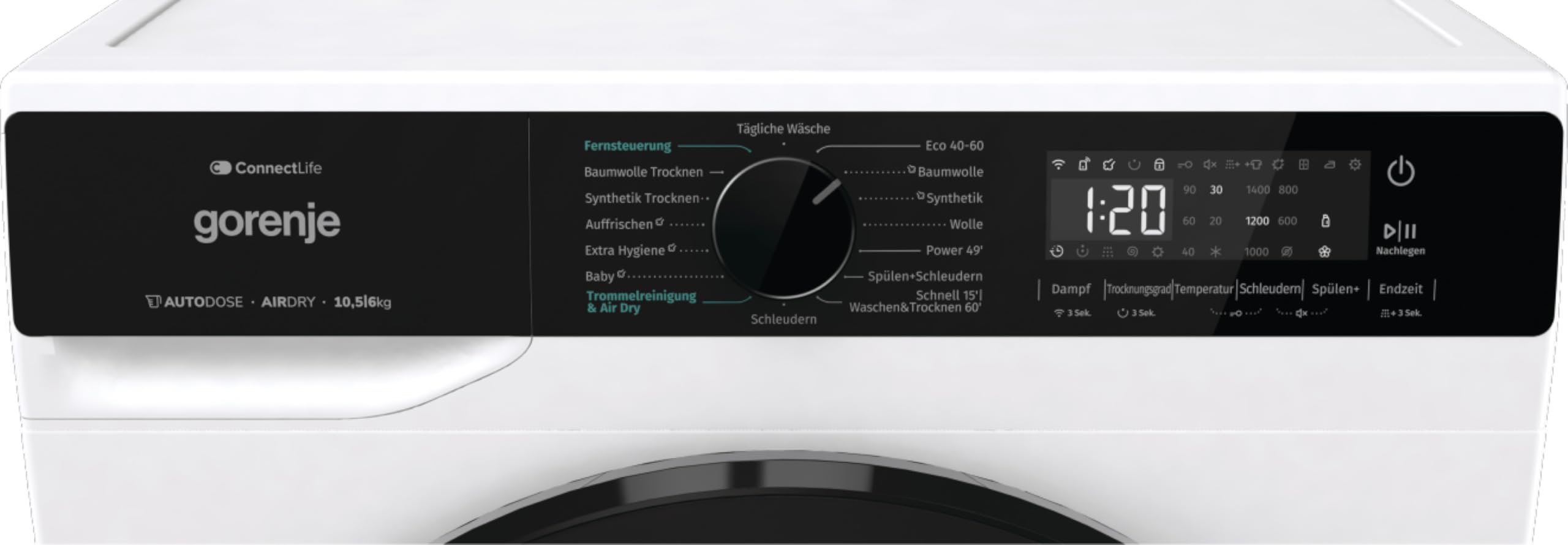 Gorenje Waschtrockner 10,5kg SteamTech AllergieCare Add Go