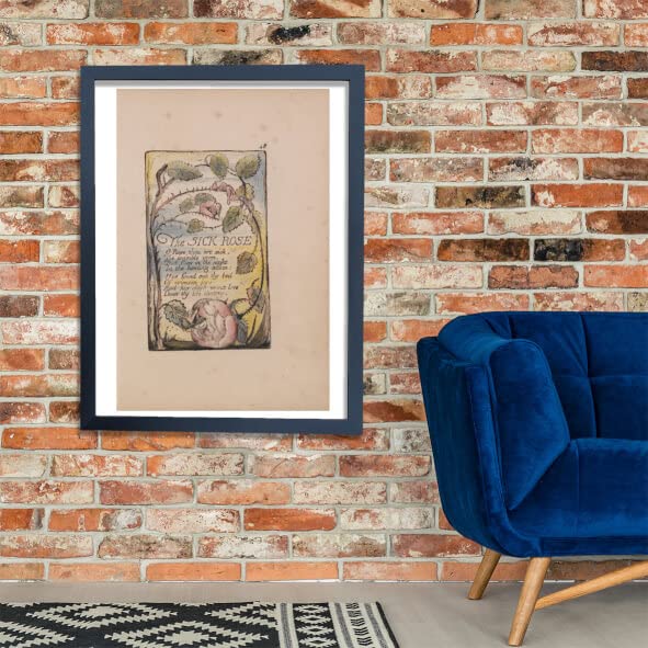 William Blake The Sick Rose décoration murale affiche XL - 2