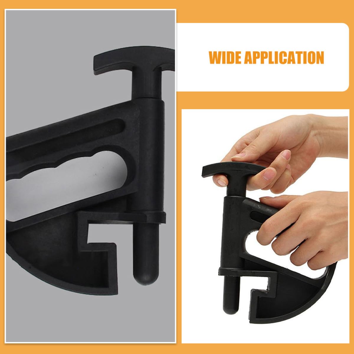 Holibanna Kit 3 Pezzi Utensili per Pneumatici in Plastica Nera, Strumento Versatile per Cambio Gomme e Manutenzione Auto Efficiente