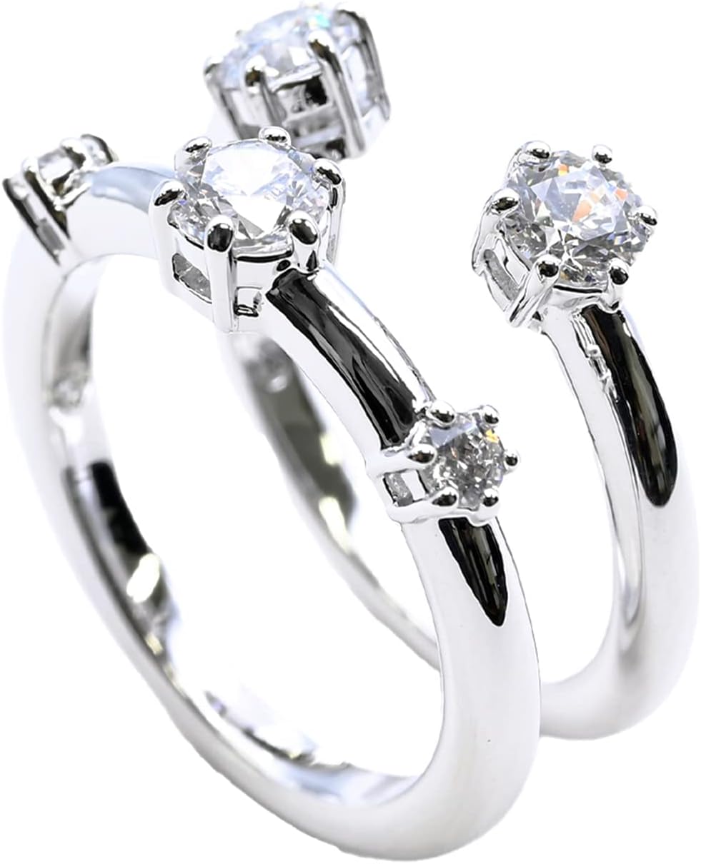 Swarovski 5640960 Constella Constella Ring No. 11 Silver Set、Swarovski Crystal