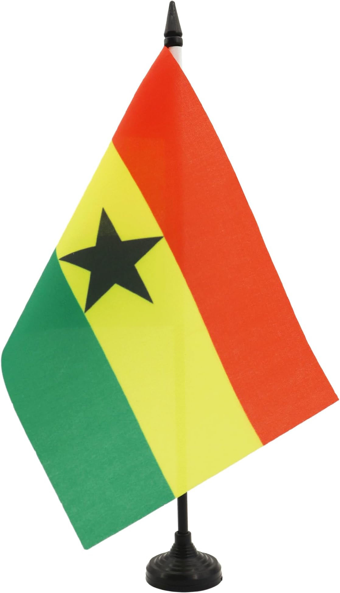 AZ FLAG Ghana Table Flag 21 x 14 cm Small Office Flags 14 x 21 cm