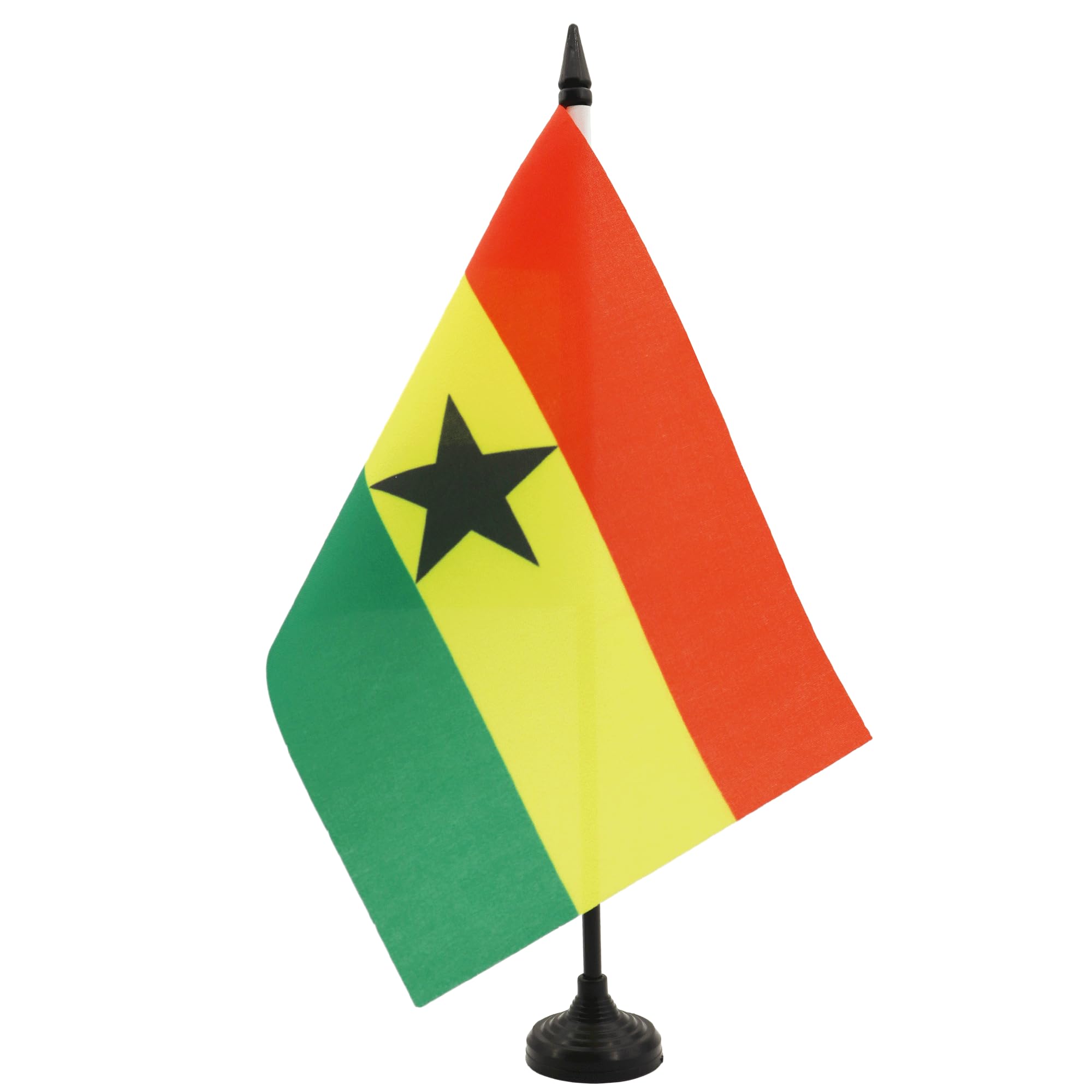AZ FLAG Ghana Table Flag 21 x 14 cm Small Office Flags 14 x 21 cm