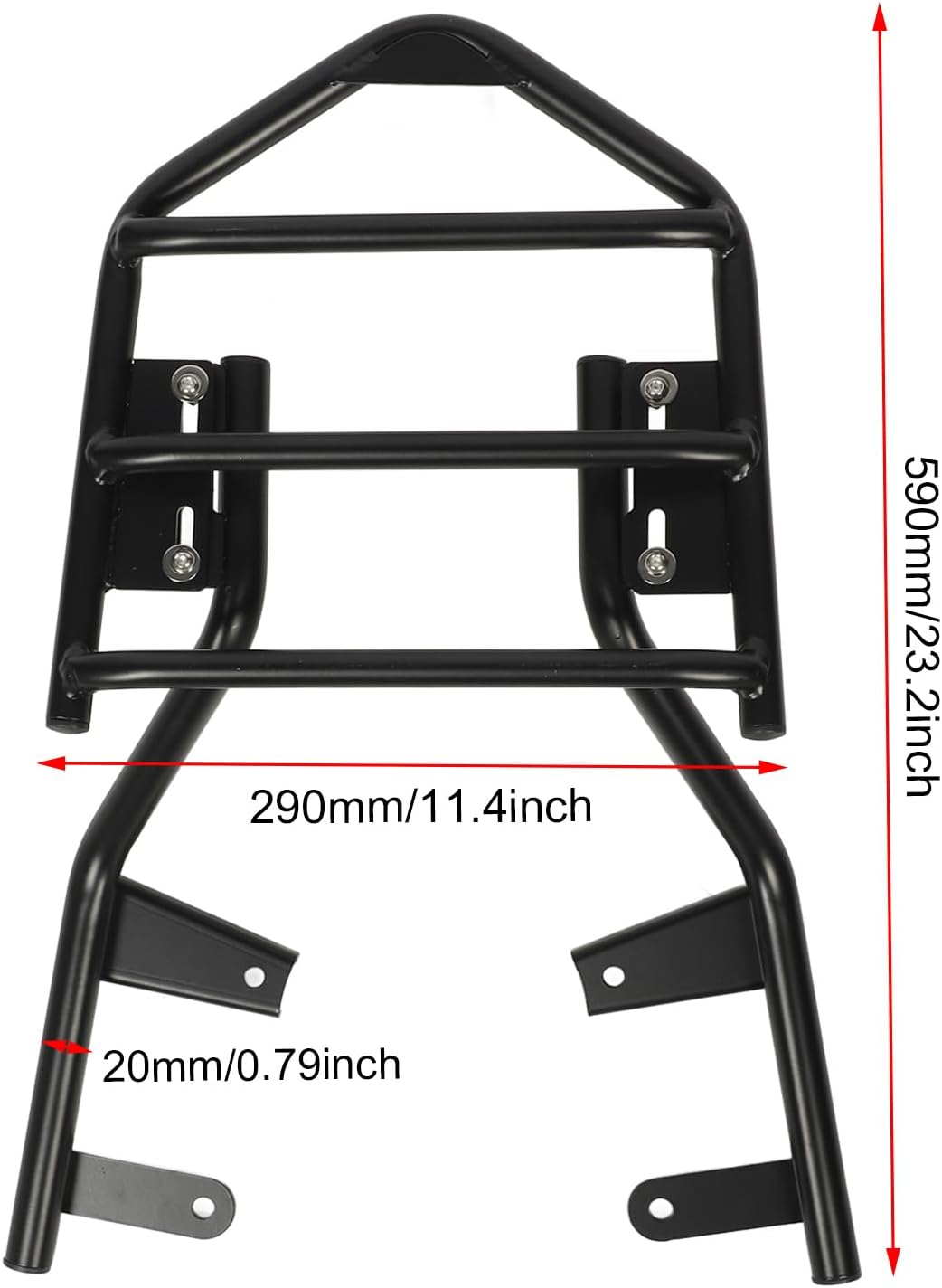 Motorcycle Rear Seat Luggage Storage Rack, Trunk Luggage Rack Rail, Versatile Cargo Carrier Support Holder for Xsr900 2022 to 2023