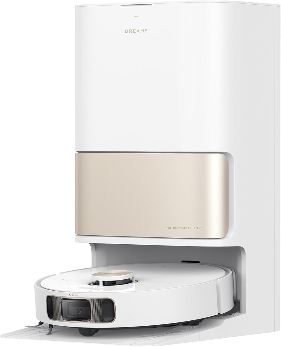 DREAME L10s Pro Ultra Heat Robot Vacuum and Mop Combo, Mop Extend, 7000 Pa Suction, Auto Robot Care and Maintenance, 136°F HotWater Mop Self-Cleaning, Obstacle AvoidanceIdeal for Hair, Carpets