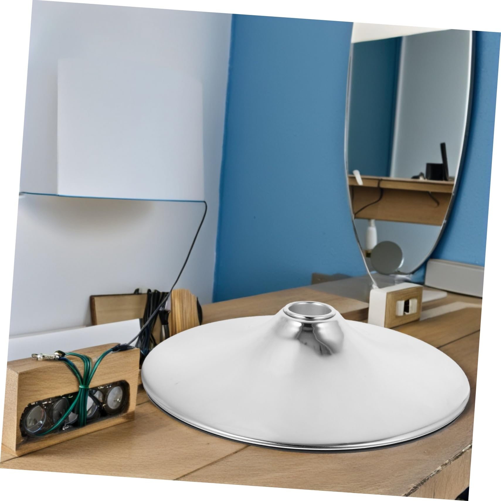 DOITOOL Rechange pour Chaise de Barbier Base Pivotante Ronde Métal Accessoire pour Équipement de Salon de Coiffure