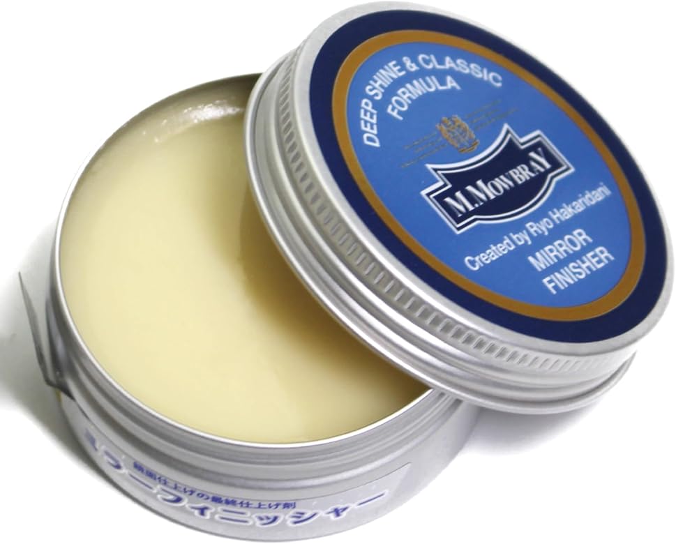 エム・モゥブレィ ハイシャインワックス (艶出しワックス) 靴用ワックス・靴クリーム・シューケア用品 靴磨き 鏡面磨きモウブレィ モゥブレー