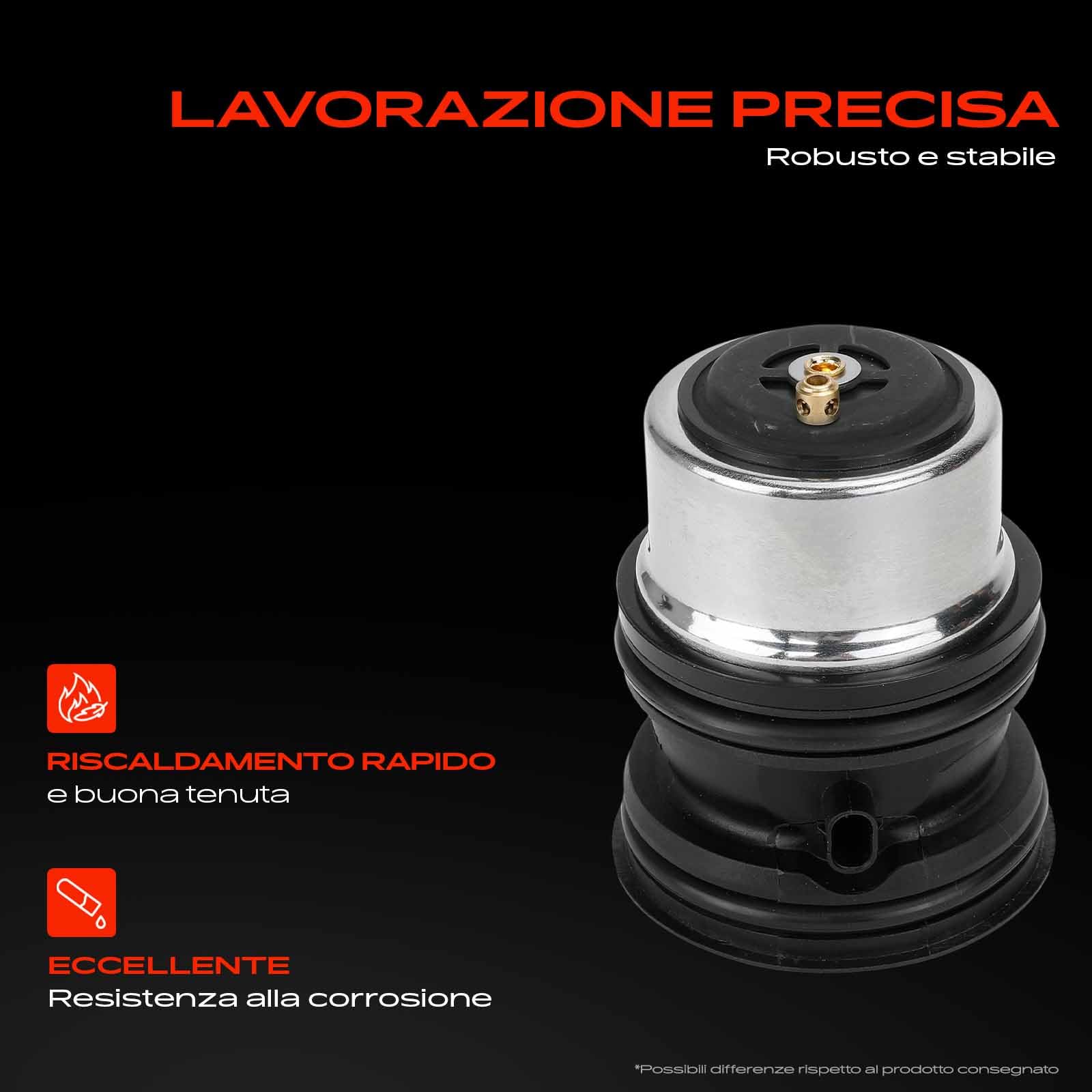 Frankberg Termostato per liquido di raffreddamento benzina 94810603401 | Compatibile con: C.a.y.e.n.n.e 92A, P.A.N.A.M.E.R.A 970, M.A.C.A.N 95B