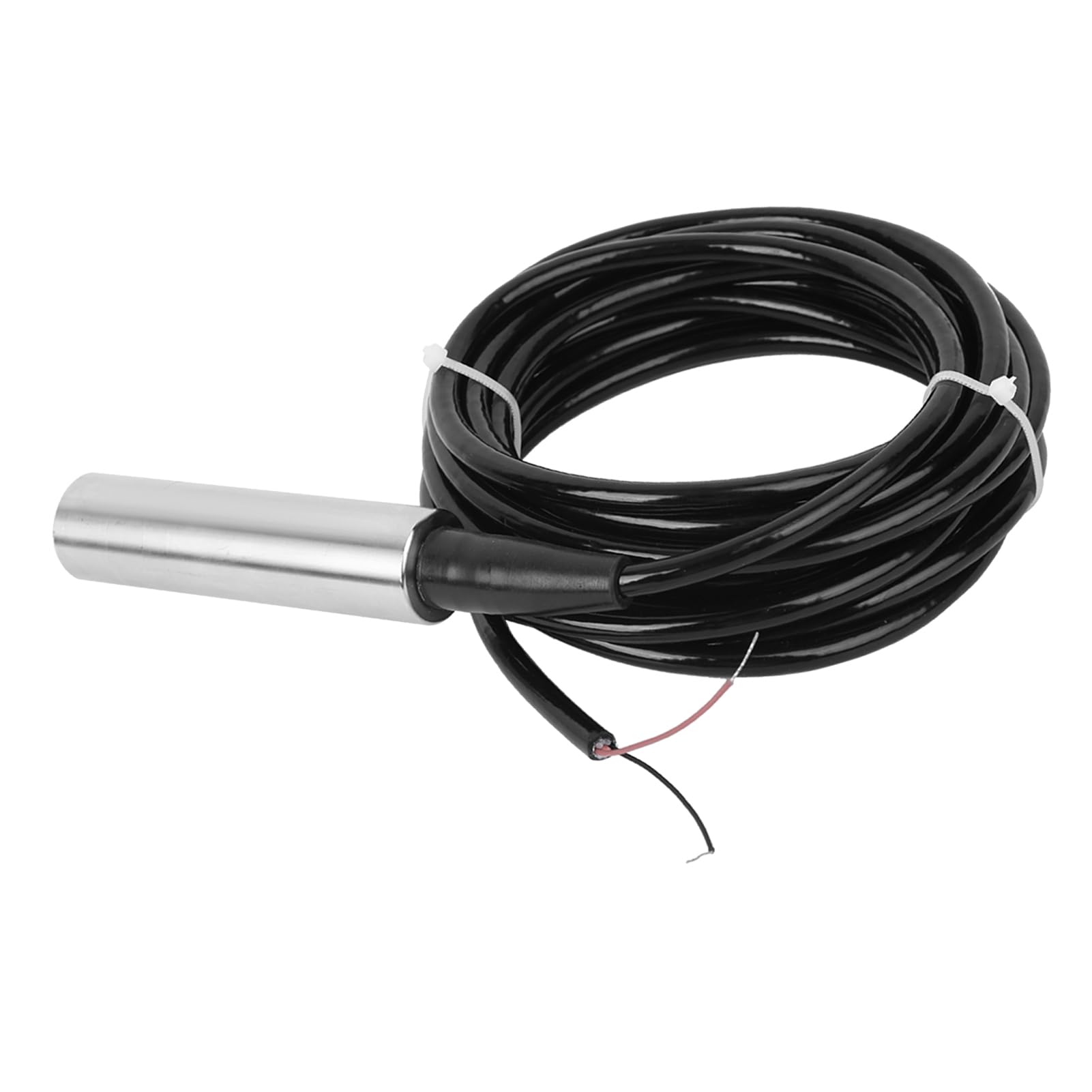 Wasserstandsensor TL-136, Flüssigkeitsstandgeber 12-32VDC 4-20mA Edelstahl, Industrielle Durchflussschalter Reichweite 0-5m, 304 Edelstahl Signalausgang