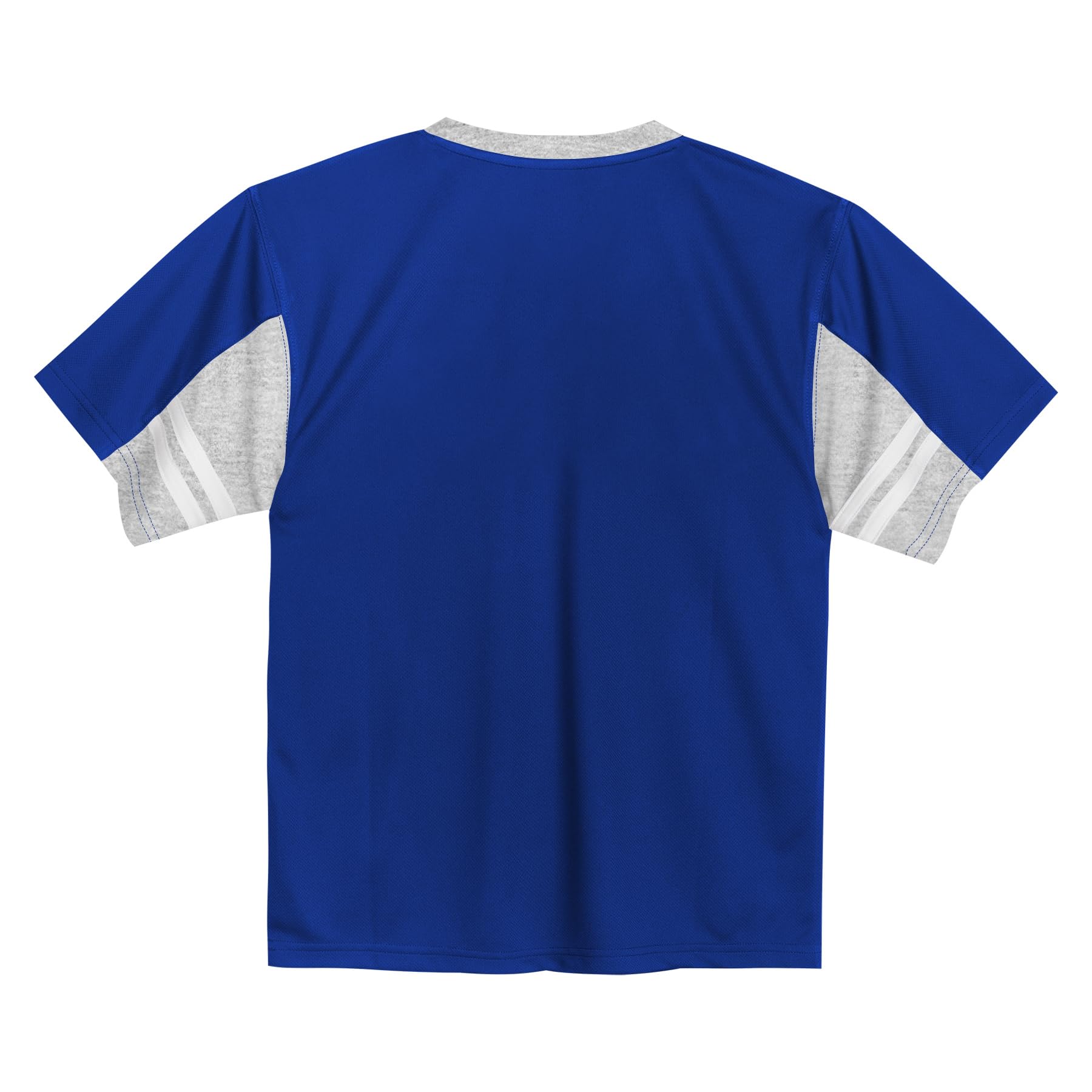 MLB Kids Youth Boys 4-18 Officially Licensed Team Color Primary Logo Baseball Fashion Top V-Neck Jersey - 2