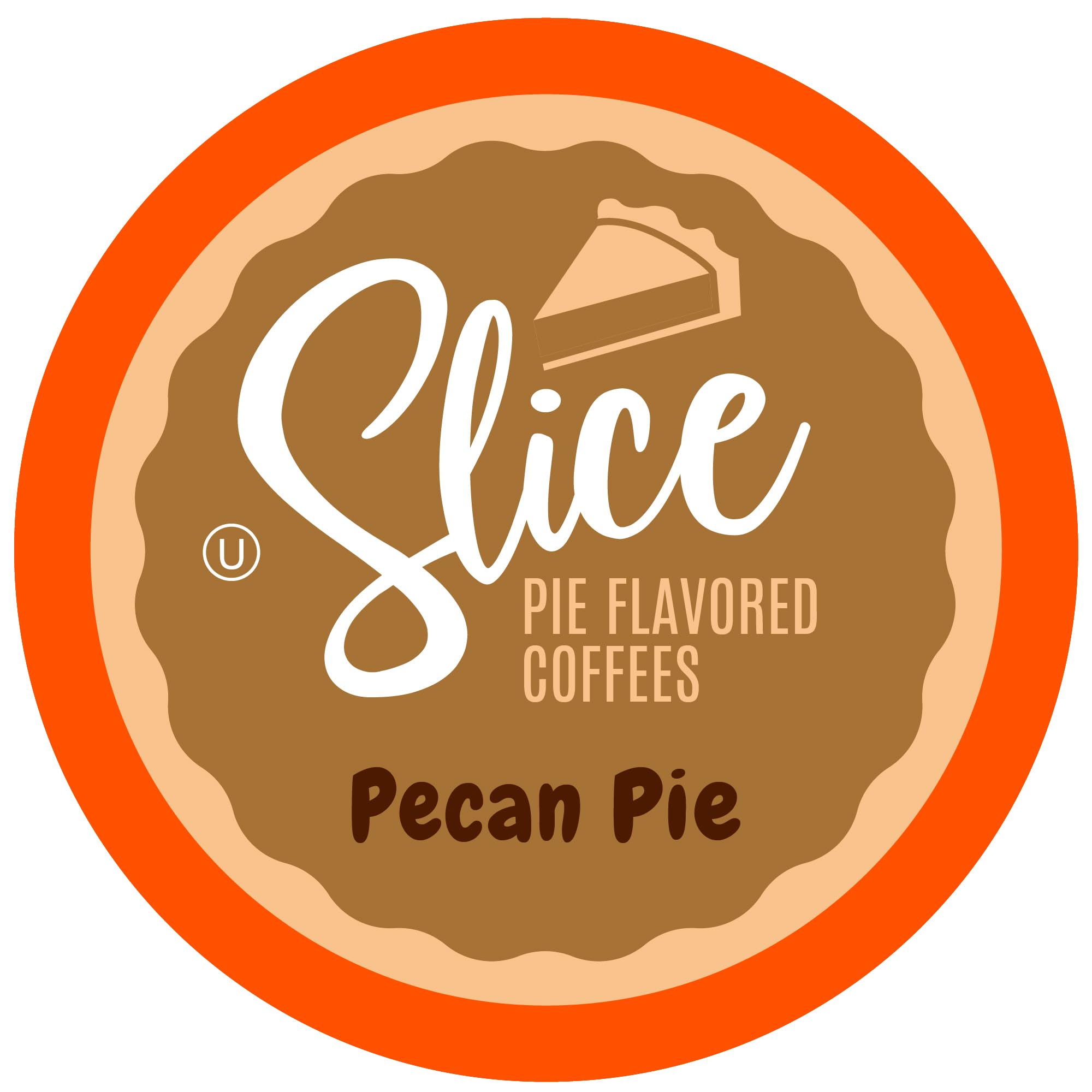 Slice Coffee Flavored Coffee Compatible with K Cup Brewers Including 2.0, Pecan Pie, 40 Count