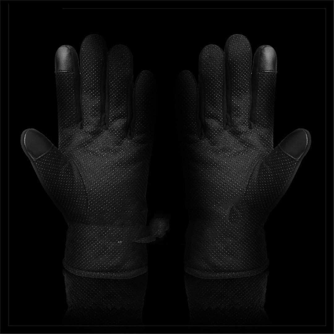Guantes de Ciclismo Guante A Prueba De Viento Deportes Al Aire Libre Pantalla Táctil Térmico Cálido Dedo Completo Bicicleta Motocicleta Guantes Deportivos