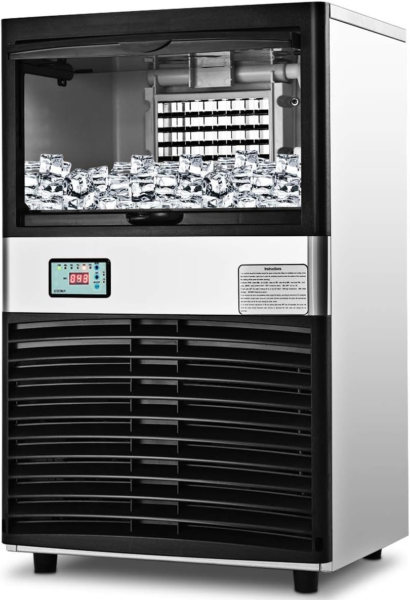 Automatic Portable Commercial Ice Maker Home & Kitchen