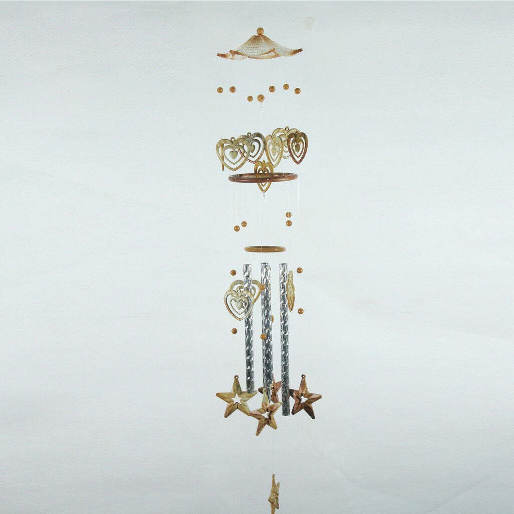 ELECTROPRIME 90cm Big Wind Chimes Star Aeolian Bells Wonderful Present Hanging Ornament