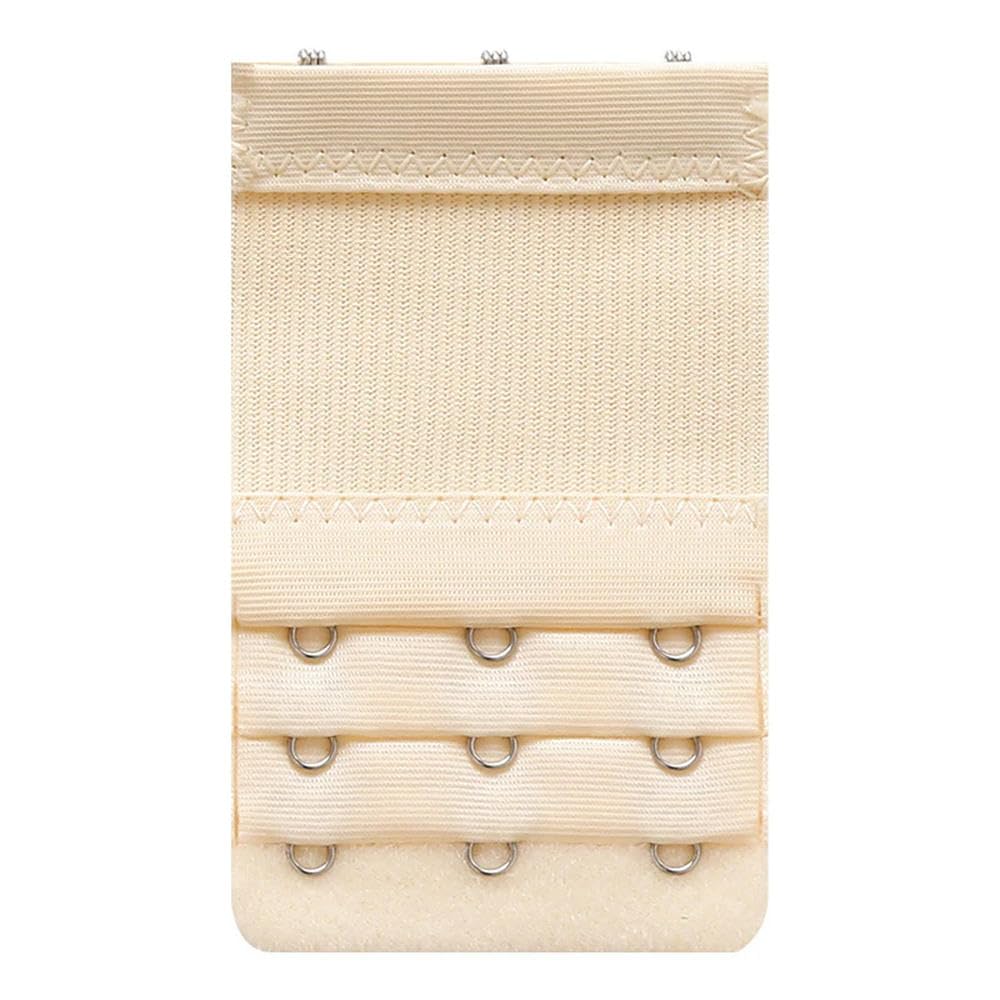LIUXIN 4PCS Bra Extenders Strap Extension 3 Hooks 3Rows Women Intimates Lengthened Bra Hook 3 Buckles