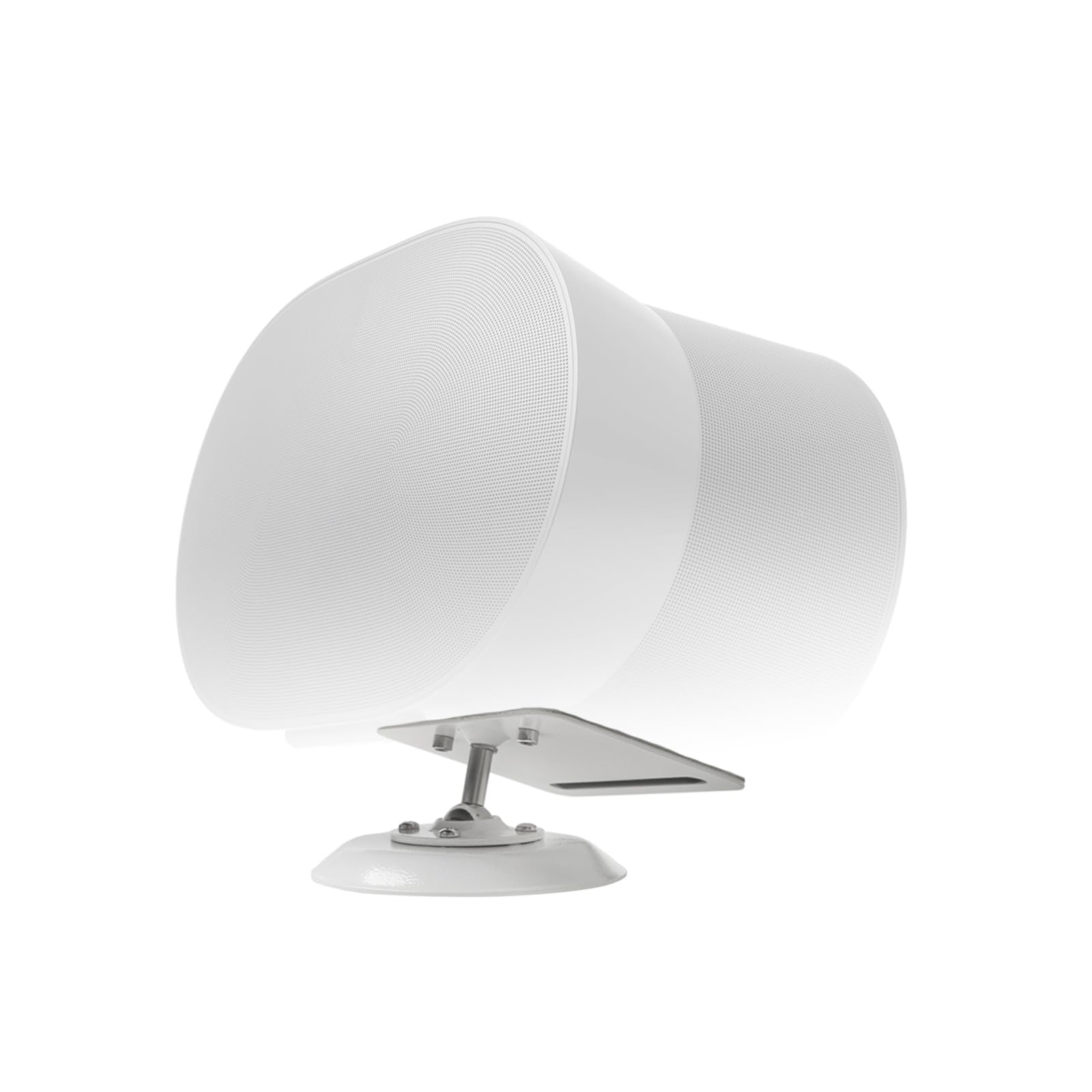 shinar Metal Desktop Speaker Stands,Table Desk Stand Compatible with Sonos Era 300 with Adjustable Tilt and Swivel Table Mount Holder Accessories for Sonos 300 (1-Pack White)