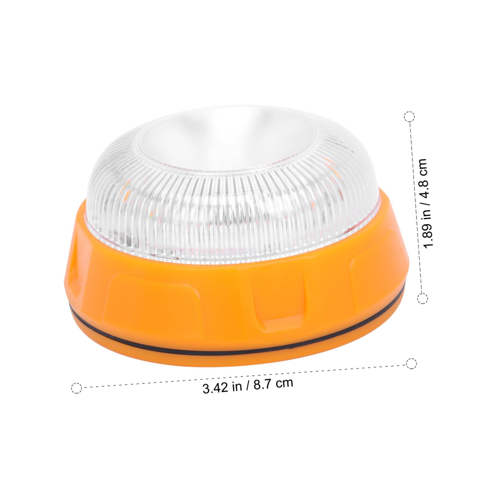 PACKOVE 2piezas Luz De Advertencia Led Amarilla Para Vehículos y Portátil Luz Intermitente De Emergencia Para Seguridad Carreteras y Reparaciones